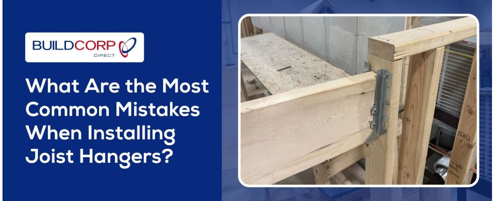 Common mistakes installing joist hangers