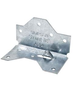 A34 - 1-7/16 X 2-1/2in BCD North America : Framing Angle Anchor
