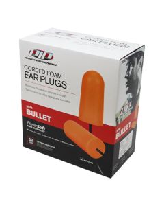 Ear Plus Foam Corded Hearing Protection (100 Pairs)