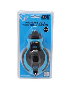 OX Pro Heavy-Duty Thick Chalk Reel Line 100' 6-1 Ratio