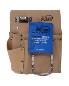 OX Suede 6-Pocket Drywall Tool Pouch