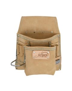 OX Suede Leather 8-Pocket Tool/Fastener Pouch