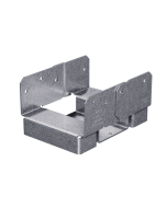 ABA44Z -  4x4 Adjustable Post Base - Zmax Finish