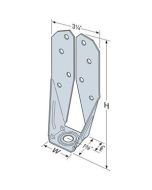 S/DTT2Z Deck Tension Tie For Steel W/Washer